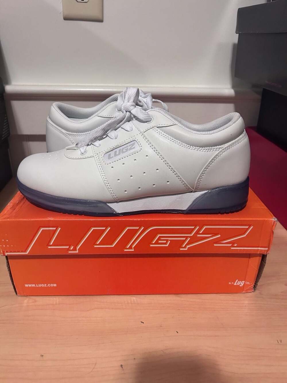 Lugz Force White/Ice Sneakers Size 9.5D